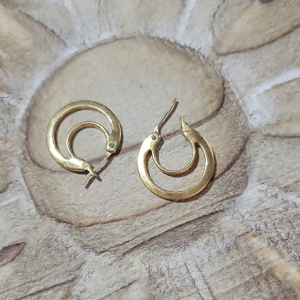 Gold Hoop Earrings